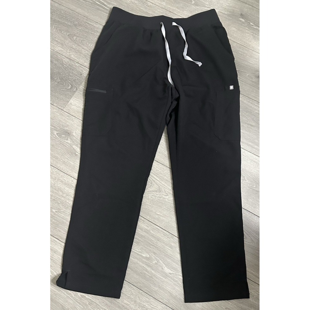 FIGS Women Size XL FIONx Yola Skinny Scrub Pants Black Style 1000614R